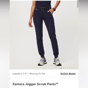 FIGS Zamora Jogger Scrub Pants - Size XS, Navy